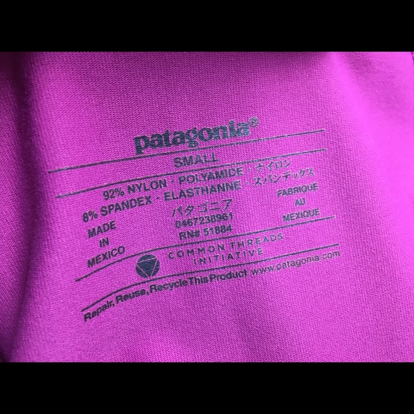 XS Patagonia Bandha Twist Knot Dress Purple EUC 🌟 - Picture 5 of 8